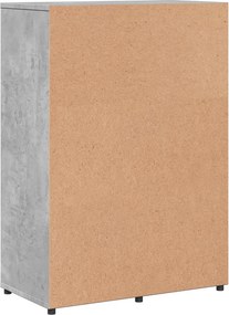 vidaXL Ντουλάπι Γκρι Σκυροδέματος 60x31x84 εκ. Επεξεργασμένο Ξύλο