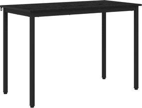 vidaXL Τραπεζαρίες 110 x 55 x 75 cm ΜΕΤΑΛΛΟ Ορθογώνιος