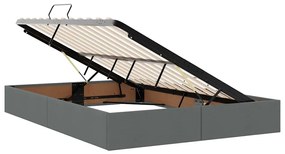 vidaXL Κρεβάτι με αποθηκευτικό χώρο και στρώμα με στρώμα 140 x 190 cm