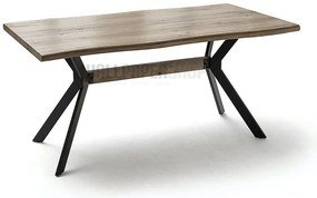 ΤΡΑΠΕΖΙ ΚΑΦΕ ΞΥΛΟ / ΜΕΤΑΛΛΟ 160x90x76