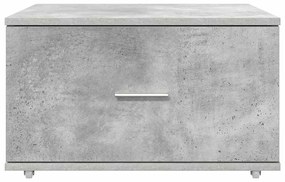vidaXL Ντουλάπι με Συρτάρια Γκρι 55 x 45 x 33.5 εκ Επεξεργασμένο ξύλο