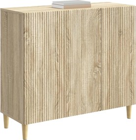 vidaXL Πλαϊνό γραφείο Sonoma Δρυς 89 x 34,5 x 80 εκ Επεξεργασμένο Ξύλο