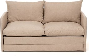 Διθέσιος Καναπές Κρεβάτι Μπεζ MOZIL BASIS 148x70x66