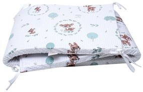 Πάντα Κούνιας Μπάμπι White Viopros 40x165cm 100% Cotton