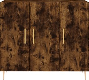 vidaXL Ντουλάπι Καπνιστή Δρυς 90x34x80 εκ. Επεξεργασμένο Ξύλο