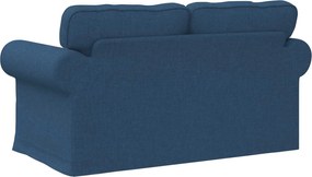 vidaXL Καναπές 120cm Μπλε Μέταλλο