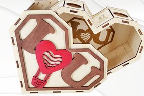 Intra απο ξύλο plywood 3mm-4mm πάχος - Κουτί κοσμημάτων δώρου Δίασταση 193x171 cm INTRAFABR-30428727