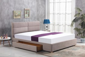 MERDIA bed, color: beige DIOMMI V-CH-MERIDA-LOZ-BEŻOWY