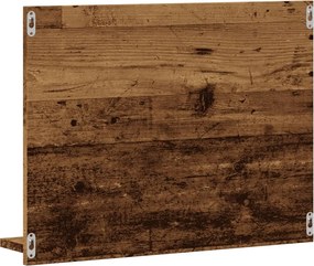 vidaXL Ντουλάπι καθρέφτη μπάνιου Παλιό ξύλο 60x10,5x45 cm