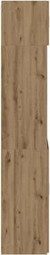 vidaXL Ντουλάπι αποθήκευσης Επιτοίχιο Artisan Oak 80 x 42,5 x 225 εκ