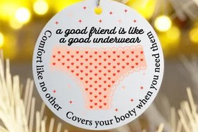 Σετ των 3 Intra απο ξύλο plywood 3mm-4mm πάχος Χριστουγεννιάτικο Στολίδι Design Δίασταση 8x8 cm INTRAFABR-86213956