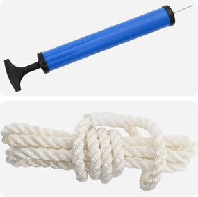 vidaXL Φτερά Σκαφών 2 τμχ. Ø 11 x 40 εκ Λευκό PVC