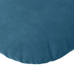 vidaXL Μαξιλάρια καθισμάτων 2 pcs Μπλε Ø 40 x 13 εκ. Βελούδο