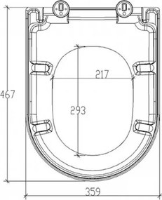 Tema Comfort Duroplast Soft Closing 41224 - Κάλυμμα Λεκάνης