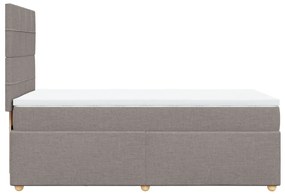 ΚΡΕΒΑΤΙ BOXSPRING ΜΕ ΣΤΡΩΜΑ TAUPE 100 X 200 ΕΚ. ΥΦΑΣΜΑΤΙΝΟ 3291195