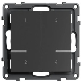 Σύνδεσμος Ασύρματου Διακόπτη 4 σεναρίων Dark Grey  SEANO 765935 Legrand 765935