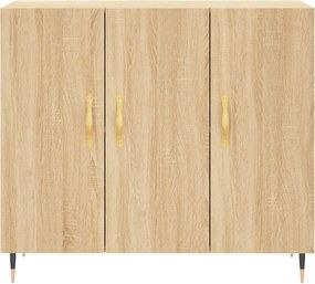 vidaXL Ντουλάπι Sonoma δρυς 90x34x80 εκ. Επεξεργασμένο Ξύλο
