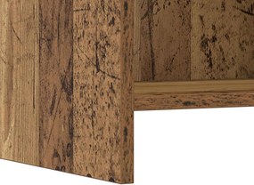 vidaXL Πλαϊνό γραφείο Παλαιωμένο ξύλο 40 x 36 x 80 εκ