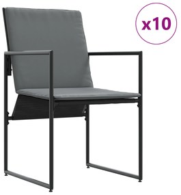 vidaXL Σετ Κήπου 15 Τεμαχίων με Μαξιλάρια από Χάλυβα και Τεξιλένες