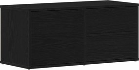 vidaXL Ντουλάπι TV Μαύρη Οξυά 80 x 34 x 36 εκ Επεξεργασμένο ξύλο