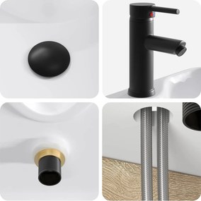 vidaXL Νιπτήρας Τοίχου Sonoma Δρυς 39 x 41 x 62,5 εκ