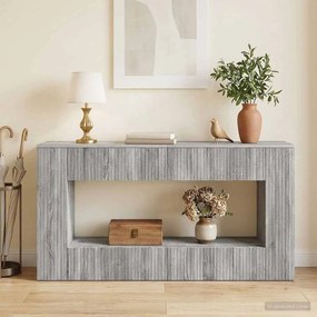 vidaXL Τραπέζι κονσόλας Γκρι Σονομά 155 x 29 x 74 εκ.