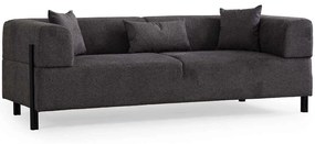 Καναπές Τριθέσιος Gio 560ARE2366 225x93x75cm Anthracite