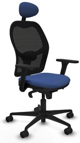 Καρέκλα γραφείου με κεφαλάρι Jorquera Piqueras y Crespo 3D036N1 Ναυτικό Μπλε