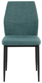 Καρέκλα Τραπεζαρίας Olivia Fylliana Ύφασμα Πετρόλ 58x43x87εκ 4αδα 58x43x87 εκ.