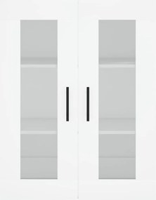 vidaXL Ντουλάπι Λευκό 69,5x34x180 εκ. από Επεξεργασμένο Ξύλο