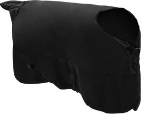 vidaXL Σαμάρι Ίππου Μαύρο Πολυεστέρας