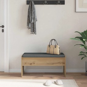vidaXL Παγκάκι Χαλωρίου Artisan Oak 83 x 38 x 40 εκ