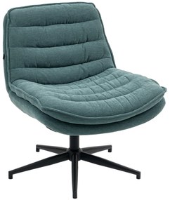 HOMCOM Περιστρεφόμενη Καρέκλα Γραφείου με Φαρδύ Κάθισμα, Ευρύχωρη Πολυθρόνα Γραφείου, Σκοτεινό Πράσινο