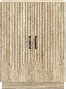vidaXL Πλαϊνό γραφείο Sonoma Δρυς 66 x 34,5 x 87 εκ.