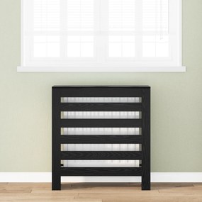vidaXL Κάλυμμα Ραδιόρ Μαύρο Δρυ 78x20x82 εκ. Επεξεργασμένο Ξύλο