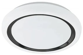 Eglo Capasso Μοντέρνα Μεταλλική Πλαφονιέρα Οροφής με Ενσωματωμένο LED σε Λευκό χρώμα 34cm 900149
