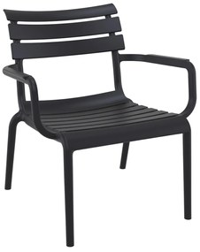 Siesta Paris/P-L* Lounge Armchair Black metax-01-00-2916 διάστ.70.0000 x 68.0000 x 76.0000