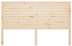 vidaXL Κεφαλάρι Κρεβατιού 166 x 4 x 100 εκ. από Μασίφ Ξύλο Πεύκου