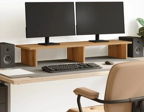 vidaXL Βάση Οθόνης Αρτισιανή Δρυς 100x27x15 εκ. από Επεξ. Ξύλο