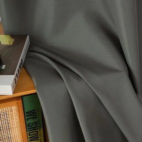 Beauty Home Κουρτίνα μεσαίας σκίασης με 8 μεταλλικούς κρίκους Effect Art 8443 140x270 Ανθρακί