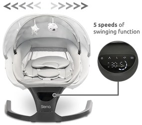 Κούνια Ηλεκτρική Siena  Graphite 10090110002 Lorelli