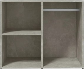 vidaXL Ντουλάπι Γκρι Σκυροδέματος 80 x 40 x 65 εκ. Επεξεργασμένο Ξύλο