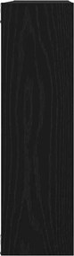 vidaXL Ράφι Τοίχου Μαύρη Δρυς 75x16x55 εκ. από Τεχνητό Ξύλο