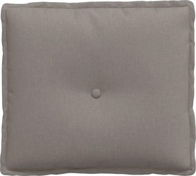 vidaXL Μαξιλάρι Πλάτης Taupe 50 x 19 x 45 εκ ύφασμα