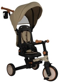 Ποδηλατάκι τρίκυκλο 7 σε 1 Urban Forest  Beige  Bebe Stars