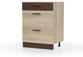 Alina  Συρταριέρα Κάτω 60x44,5x85εκ Σονόμα-Μόκκα