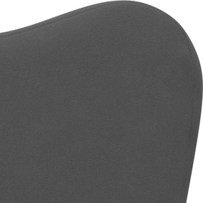 vidaXL Καναπές Παιδικός Ανθρακί από Μαλακό Βελουτέ Ύφασμα