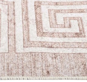 vidaXL Χαλί Πλενόμενο Μπεζ 80 x 300 εκ.