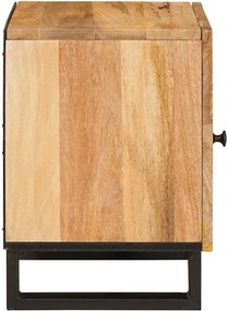 vidaXL Κομοδίνο 2 pcs Φυσικό 40 x 33 x 46 εκ.