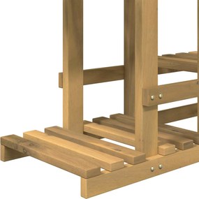 vidaXL Βάση φυτών Λευκός Χρωματισμός 93,5 x 25 x 91,5 εκ.
